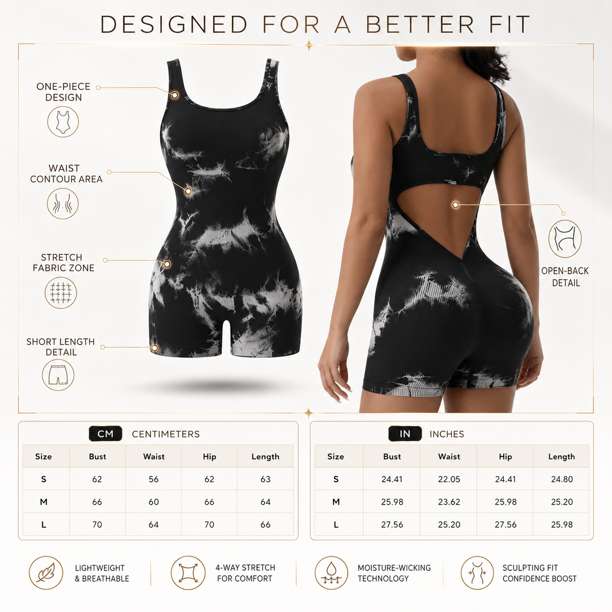 Backless Yoga Jumpsuit Women | U Neck Sleeveless Stretch Sports Romper Fitness Bodysuit for Pilates Workout Style