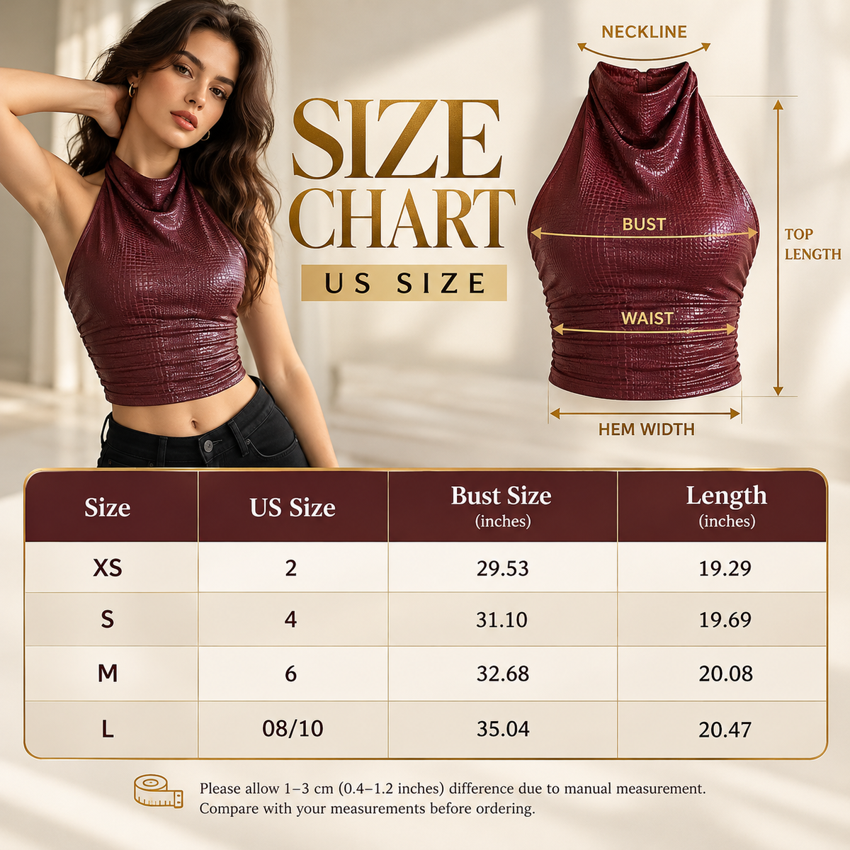 Burgundy Ruched Tank Top Women, Square Neck Sleeveless Fitted Crop Top, Backless Y2K Going Out Camisole Summer Streetwear
