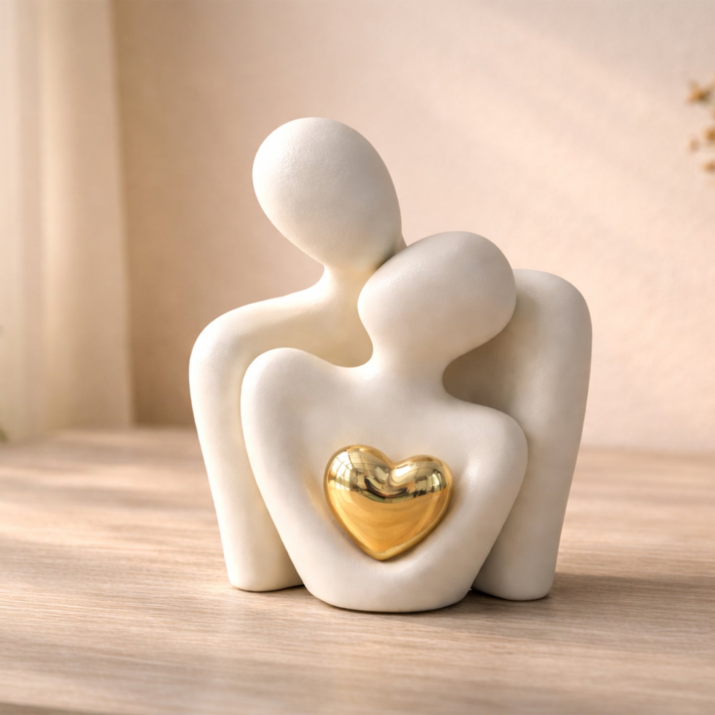 Couple Embrace Statue | Romantic Love Figurine | Home Decor Gift