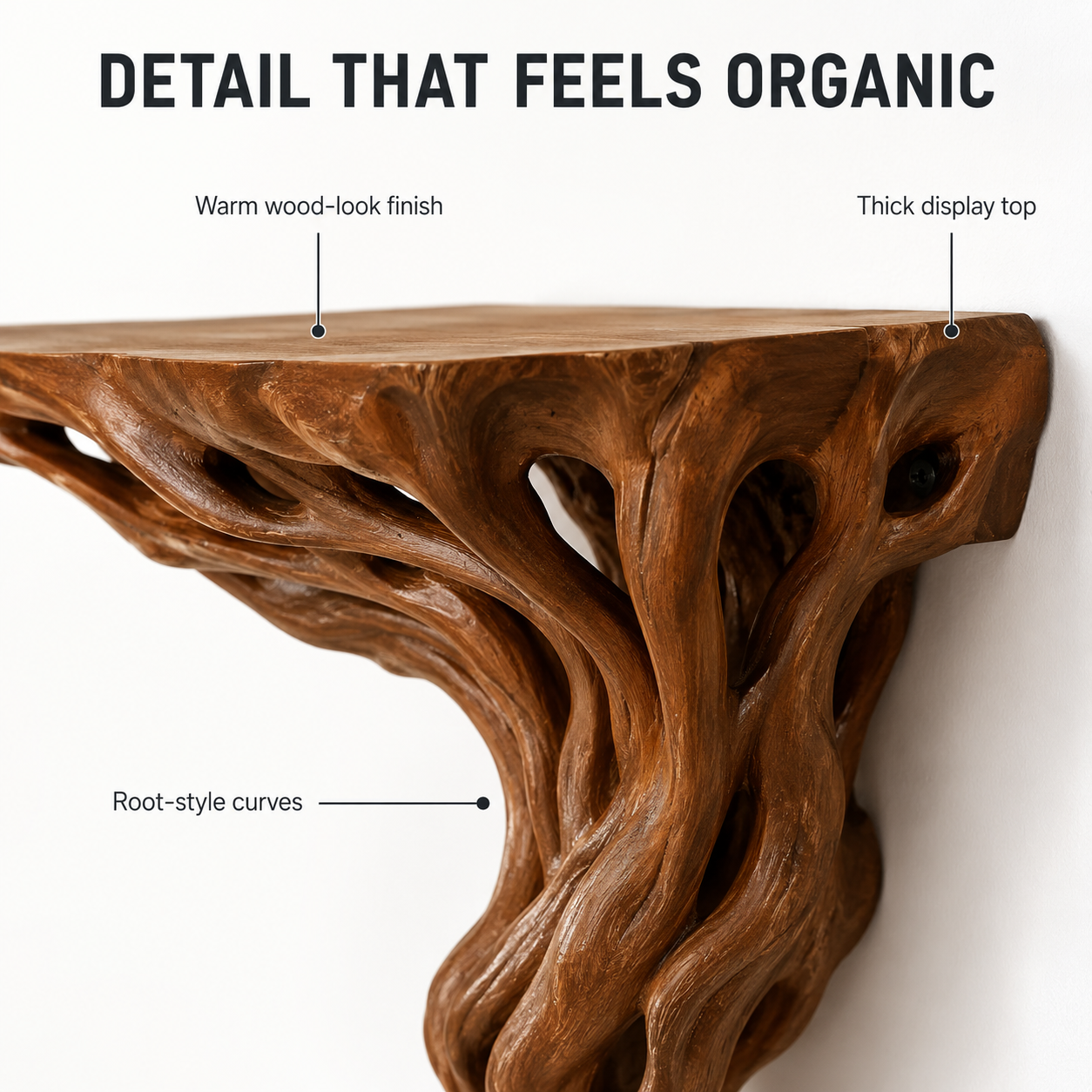 Boho Wall Shelf for Stylish Storage and Natural Charm Jumartins