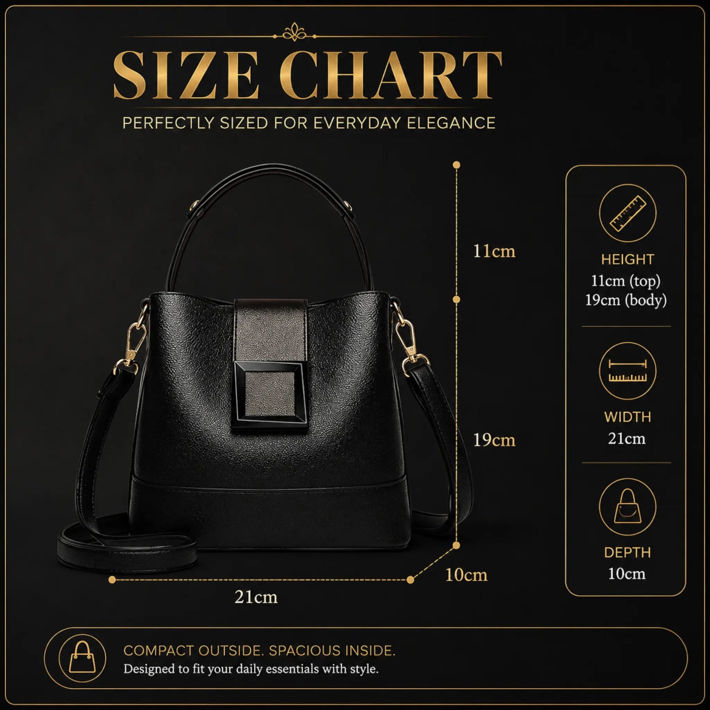 Black Crossbody Bag Designed for Quiet Luxury and Everyday Style Jumartins