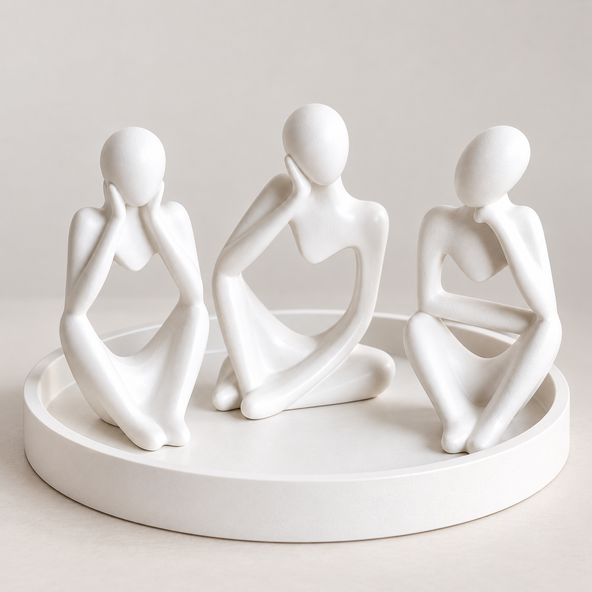 Modern Architectural Silicone Resin Mold Set Abstract Figurine Casting Craft DIY Home Decor Shapes