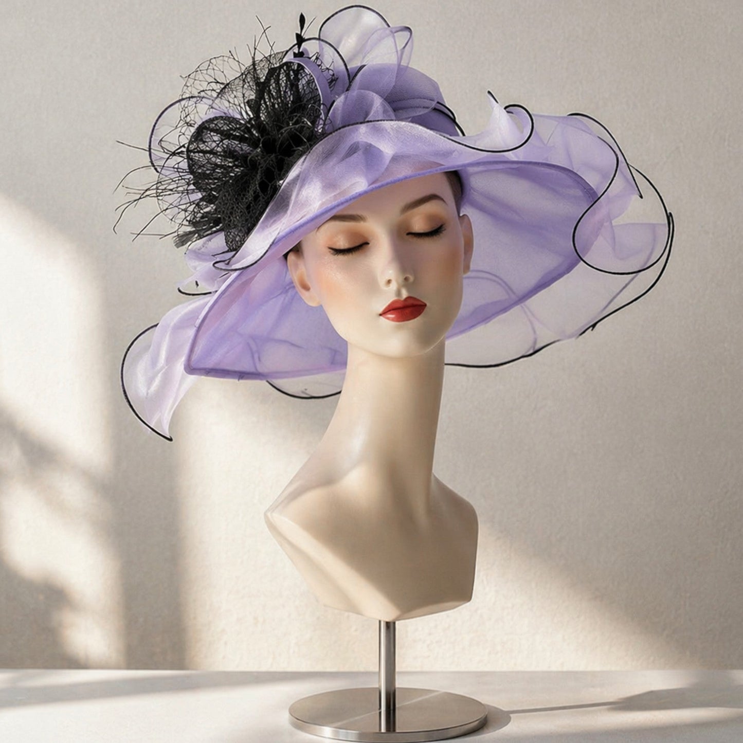 Ladies Tea Party Hat for Elegant Occasions - Jumartins