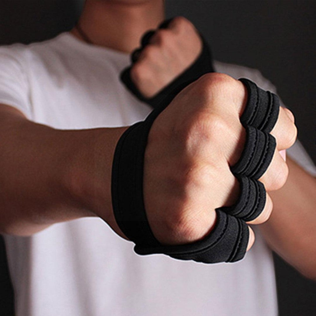 Women Weightlifting Gloves Half Palm Grip Support | Gym Fitness Workout Hand Protector | Non Slip Lifting Gloves