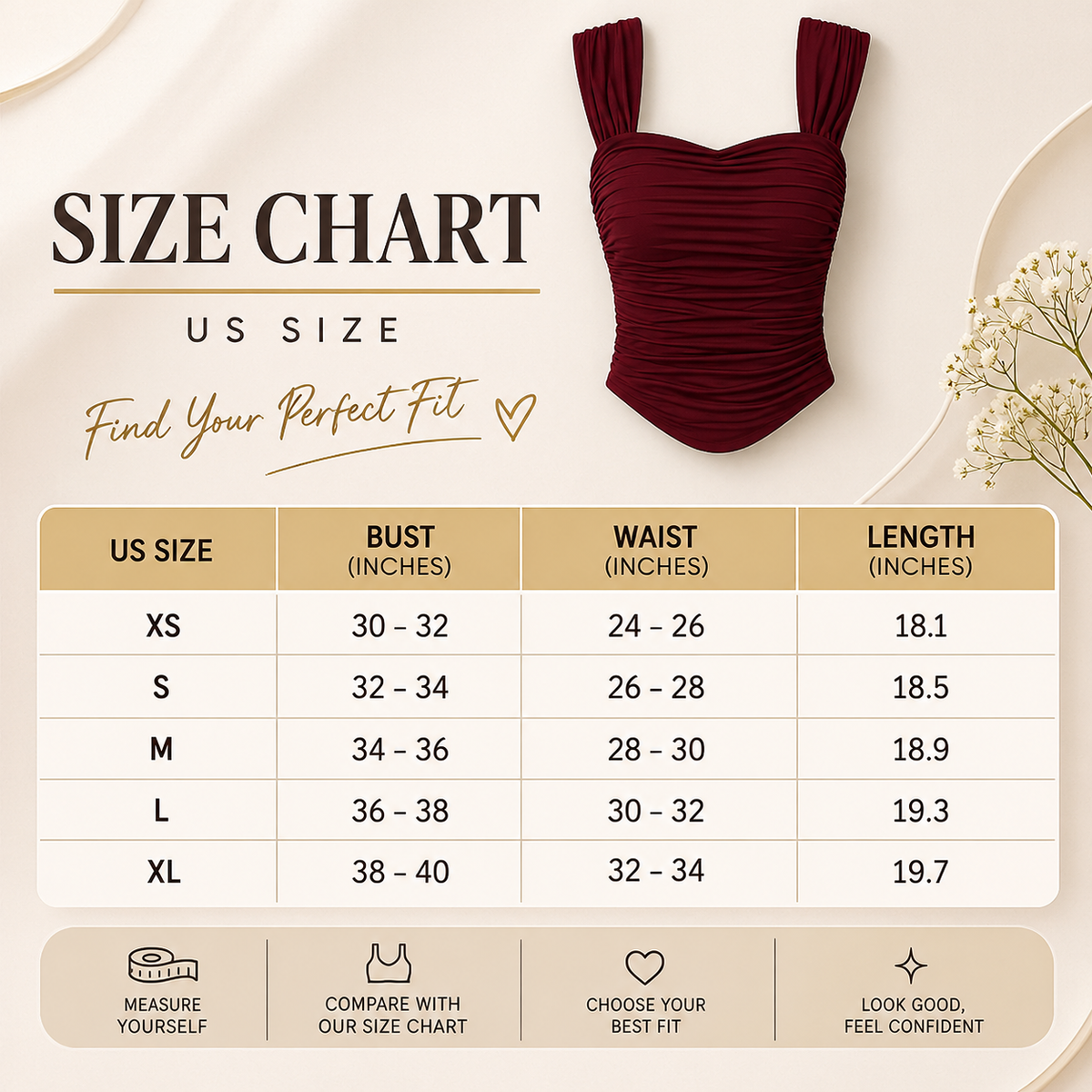 Burgundy Sweetheart Neck Fitted Tank Top with Wide Shoulder Straps
