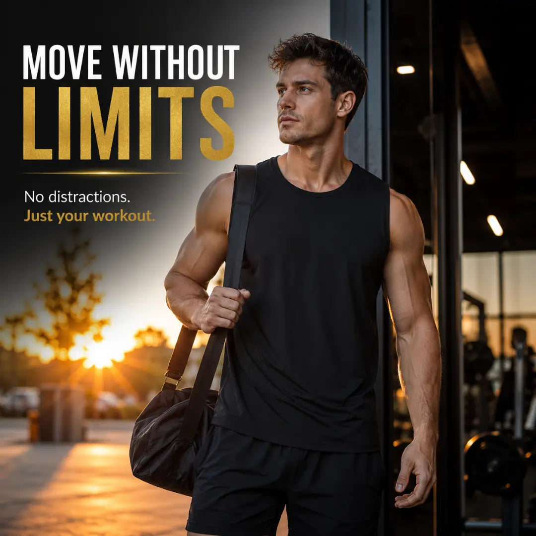 Quick Dry Workout Tank Top | Men's Sleeveless Gym Shirt | Breathable Mesh Singlet | Fitness Basketball Training Wear Jumartins