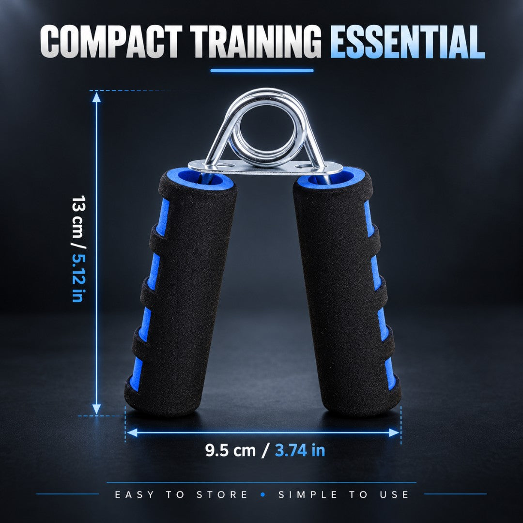 Hand Grip Strengthener | Foam Handle Hand Gripper | Forearm Training | Finger Exercise Tool | Home Gym Workout Equipment