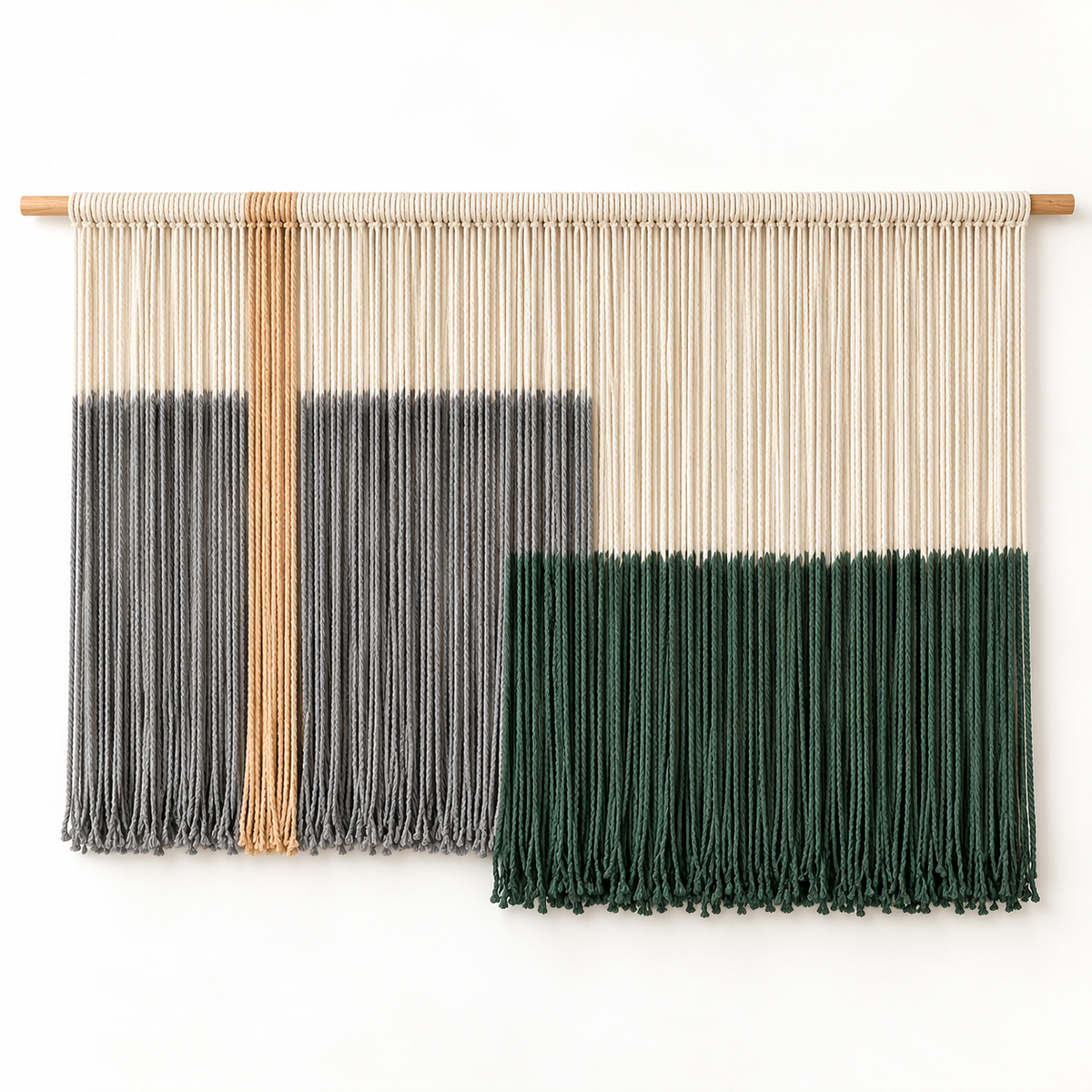 Macrame Wall Art Hand Knotted Tapestry | Earthy Boho Wall Hanging | Living Room Bedroom Home Decor