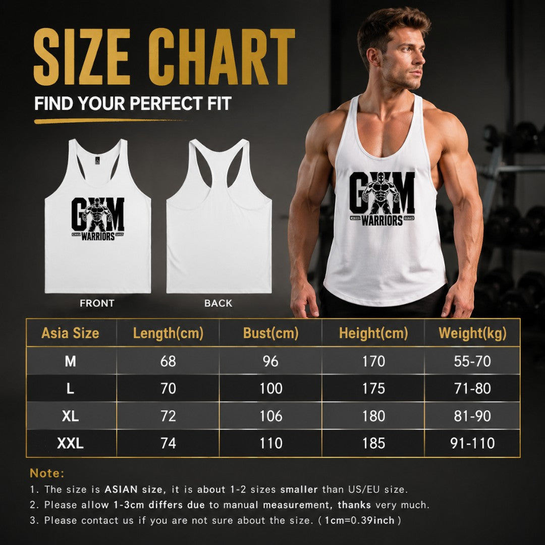 Men Gym Tank Top | Bodybuilding Y Back Sleeveless Shirt | Fitness Workout Muscle Vest | Breathable Athletic Training Wear