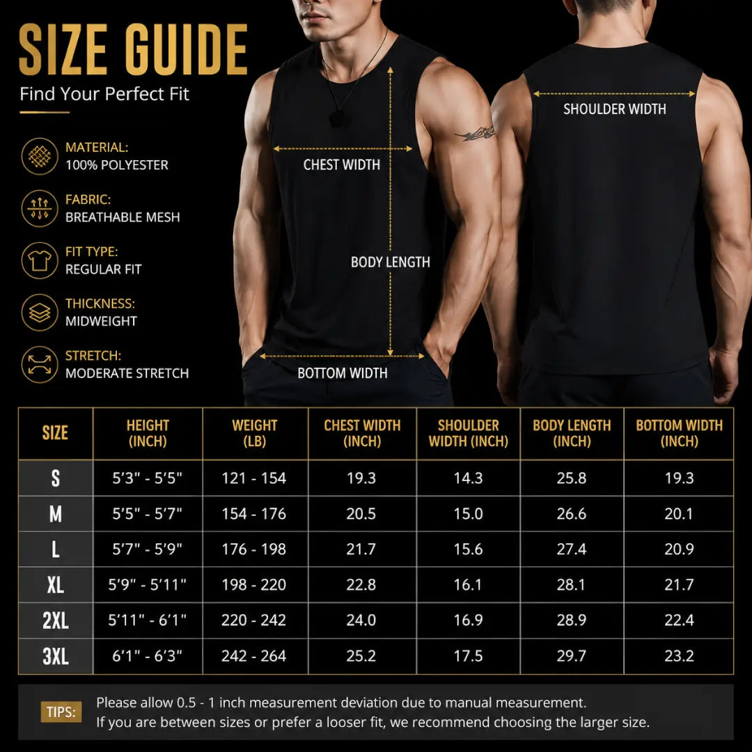 Quick Dry Workout Tank Top | Men's Sleeveless Gym Shirt | Breathable Mesh Singlet | Fitness Basketball Training Wear Jumartins