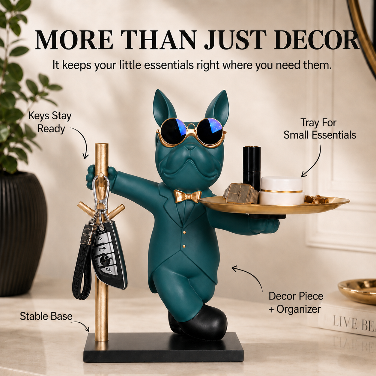 Stylish Tabletop Key Holder for Everyday Organization Jumartins