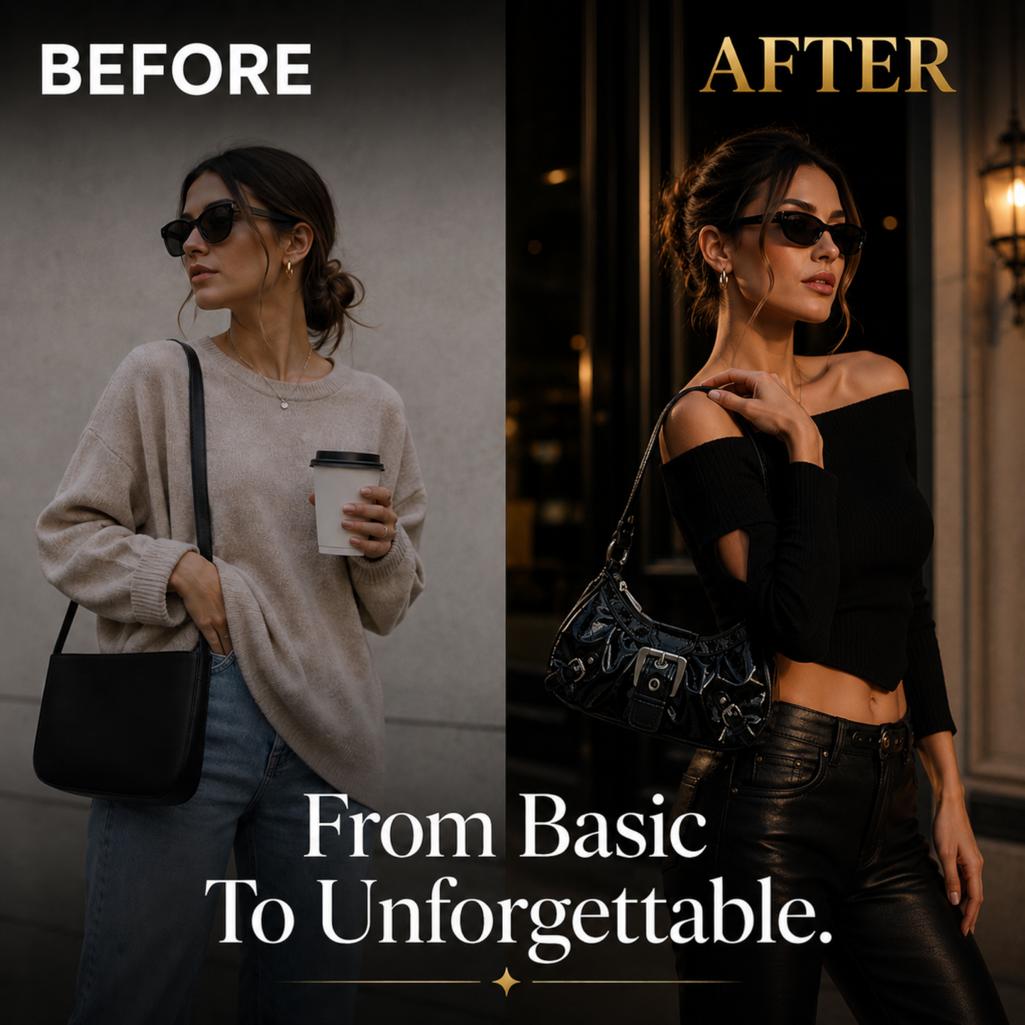Y2K Vintage Leather Shoulder Bag for Women | Maillard Style Retro Armpit Handbag | Designer Inspired Saddle Purse
