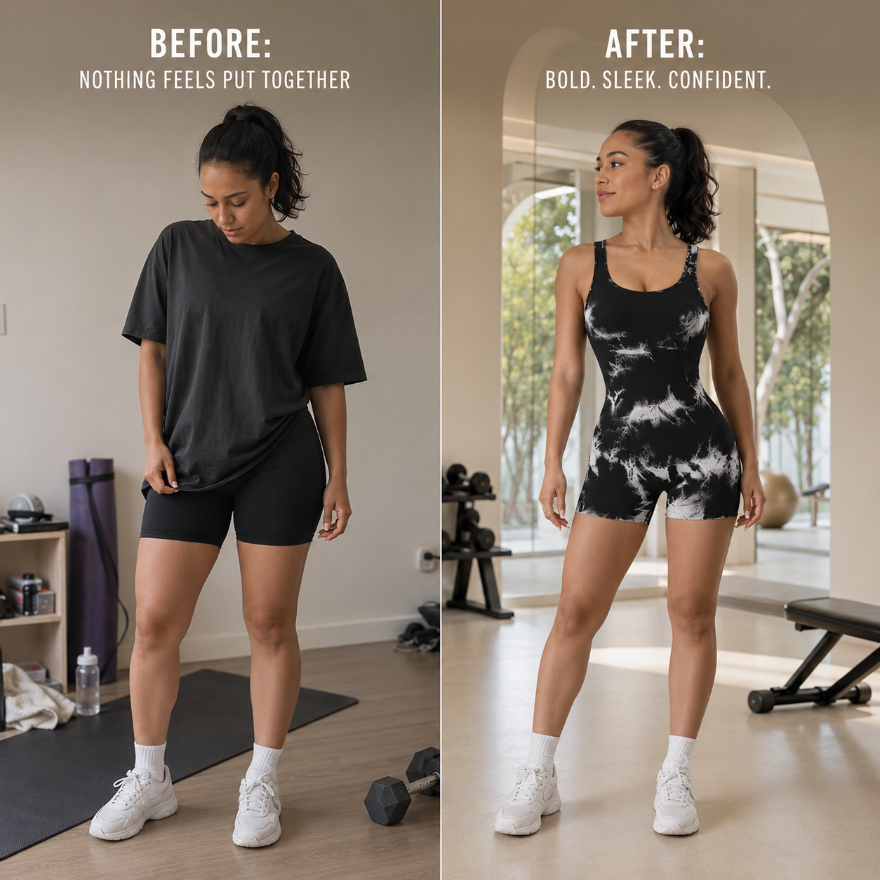Backless Yoga Jumpsuit Women | U Neck Sleeveless Stretch Sports Romper Fitness Bodysuit for Pilates Workout Style