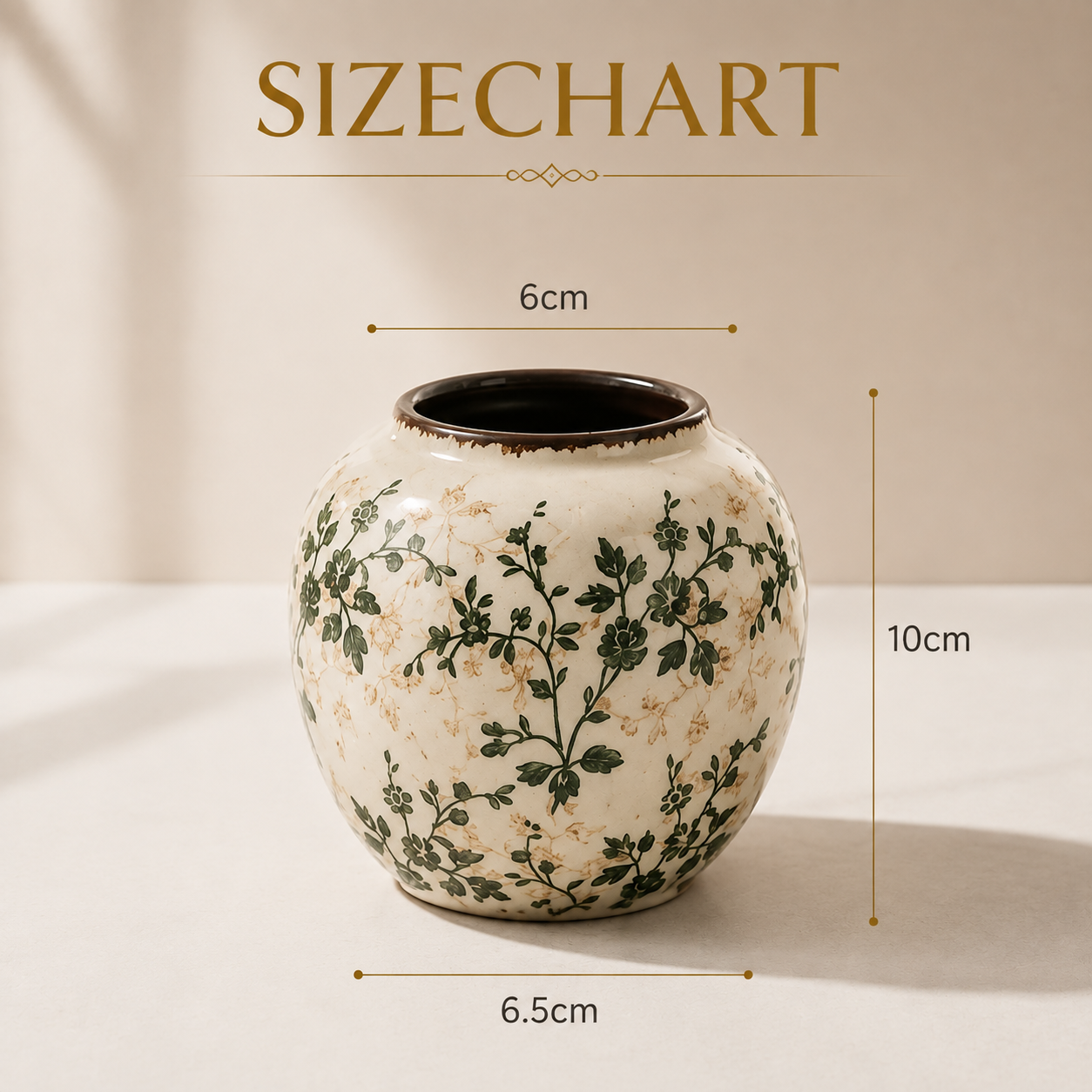 Ceramic Vase Home Decor | Handmade Flower Display Vase | Bohemian Table Decoration | Living Room Accent Piece | Dried Flower Holder