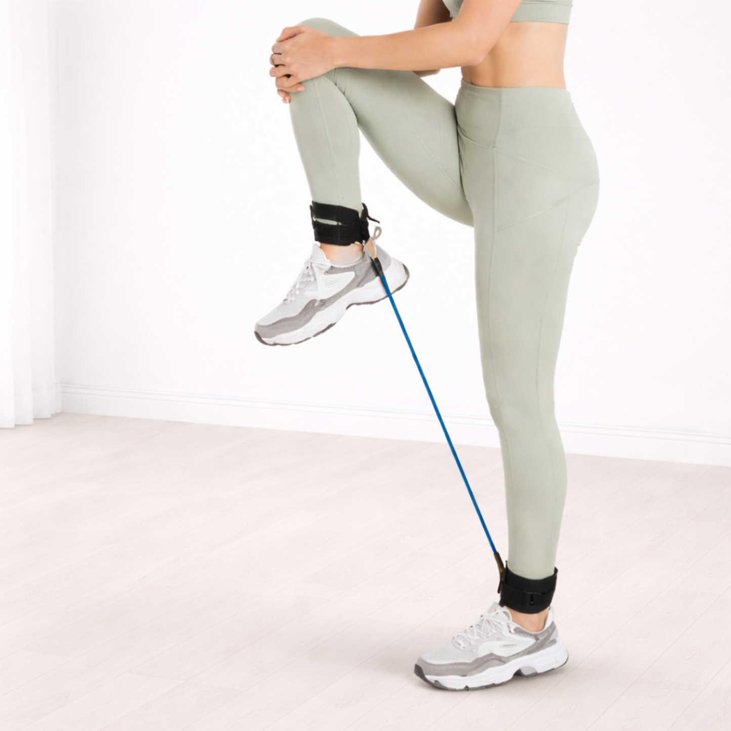 Ankle Strap Resistance Bands Set | Lower Body Resistance Band Trainer