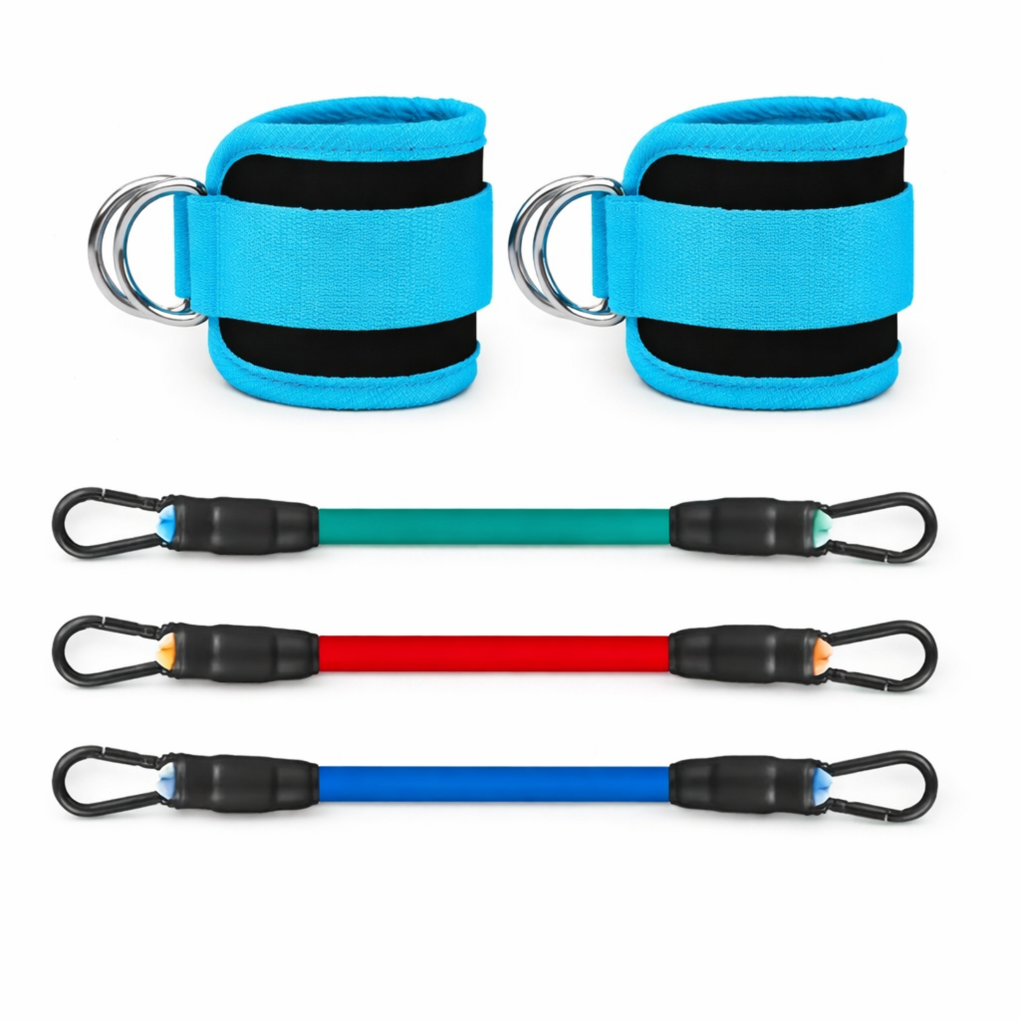 Ankle Strap Resistance Bands Set | Lower Body Resistance Band Trainer