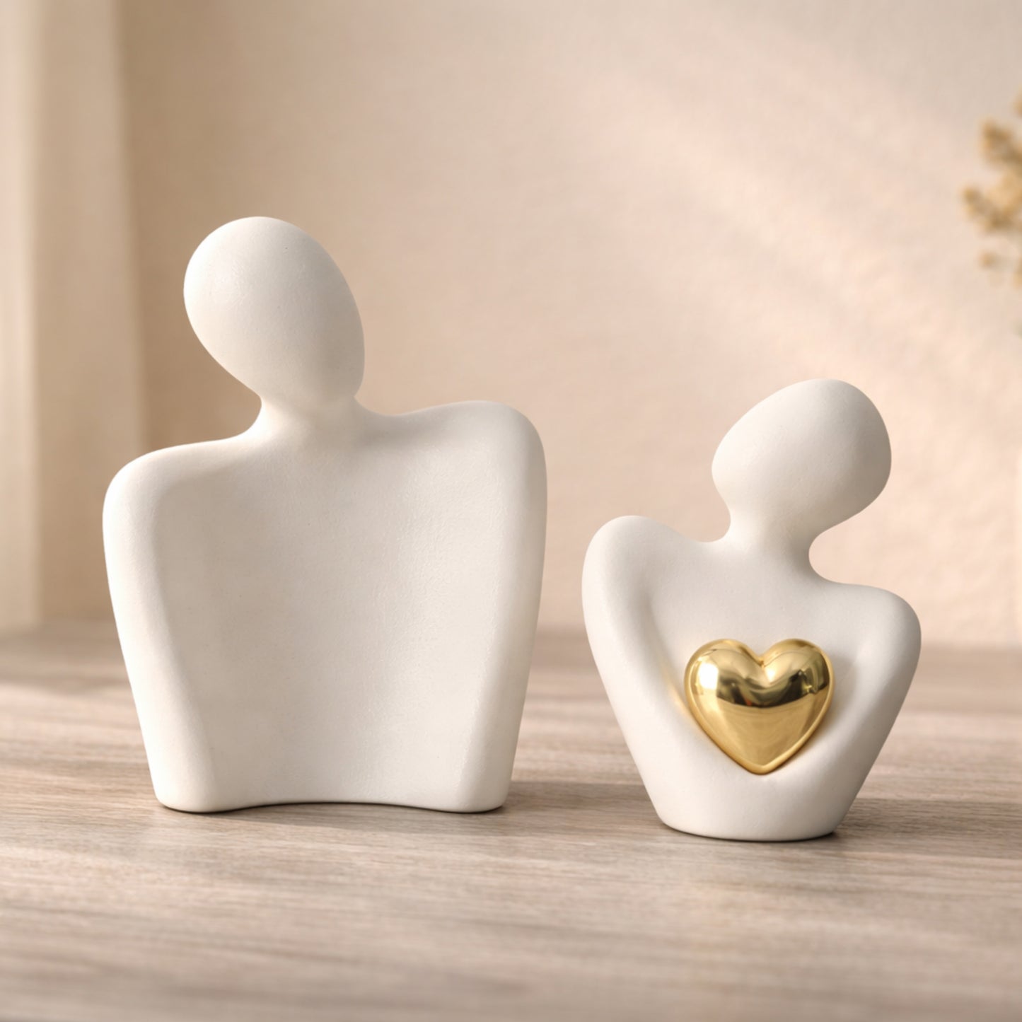 Couple Embrace Statue | Romantic Love Figurine | Home Decor Gift