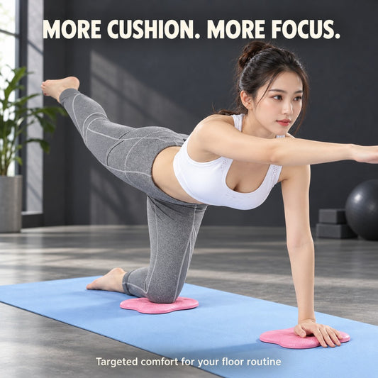 Yoga Knee Pads Cushion Set for Pilates, Kneeling Exercises, Elbow Support, Wrist Comfort, Plank Practice and Home Fitness Workout Routines