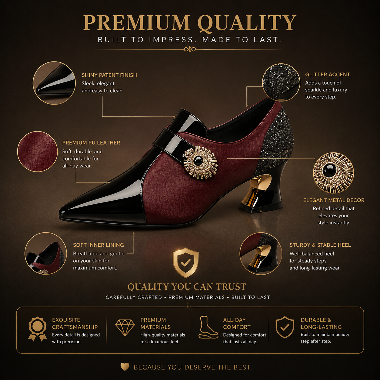 Elegant Women’s Block Heel Pumps Comfortable Luxury Dress Shoes Pointed Toe Heels for Work Party Wedding