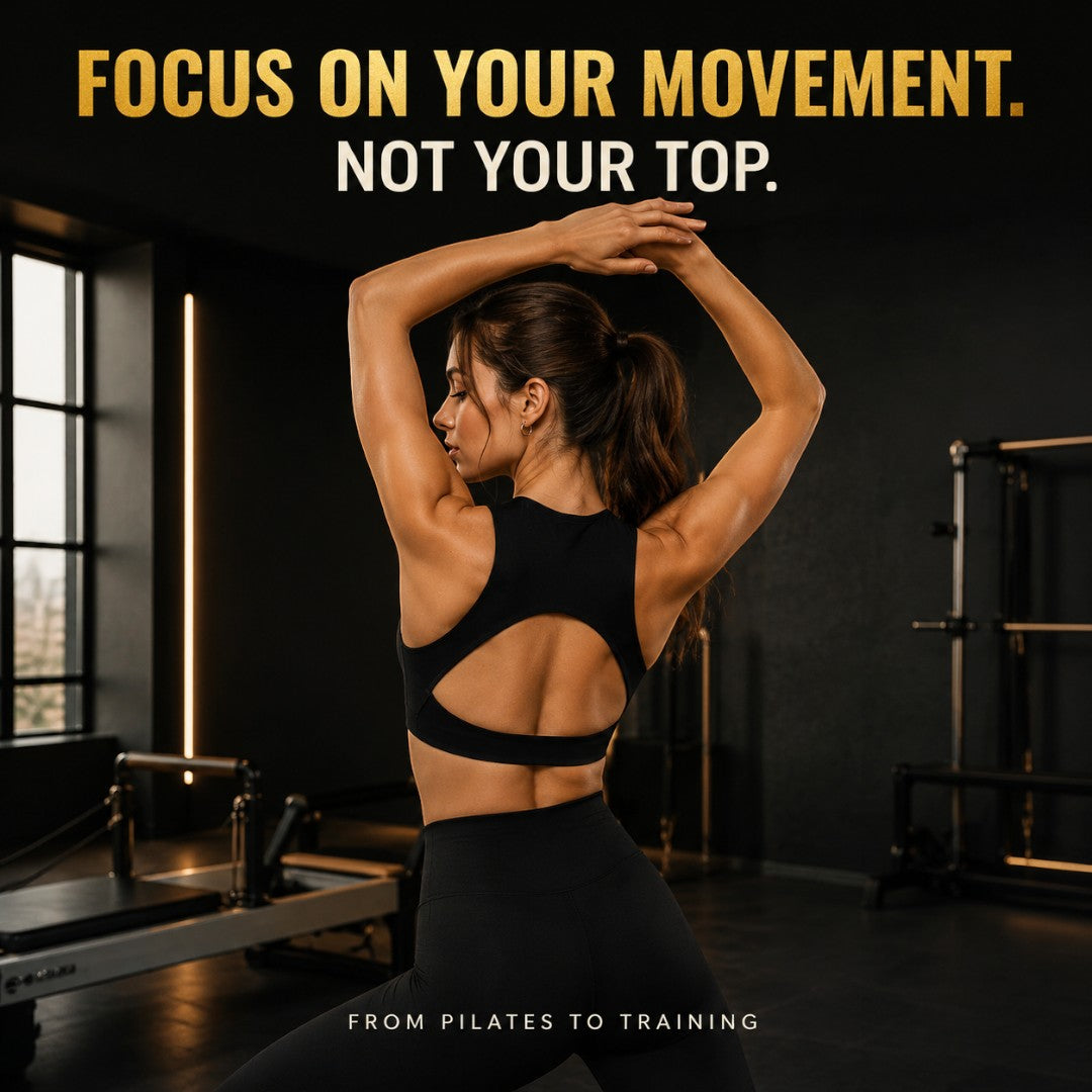 High Neck Sports Bra for Women | Open Back Gym Crop Top | Supportive Pilates Yoga Workout Bra | Running Fitness Training Tank Top