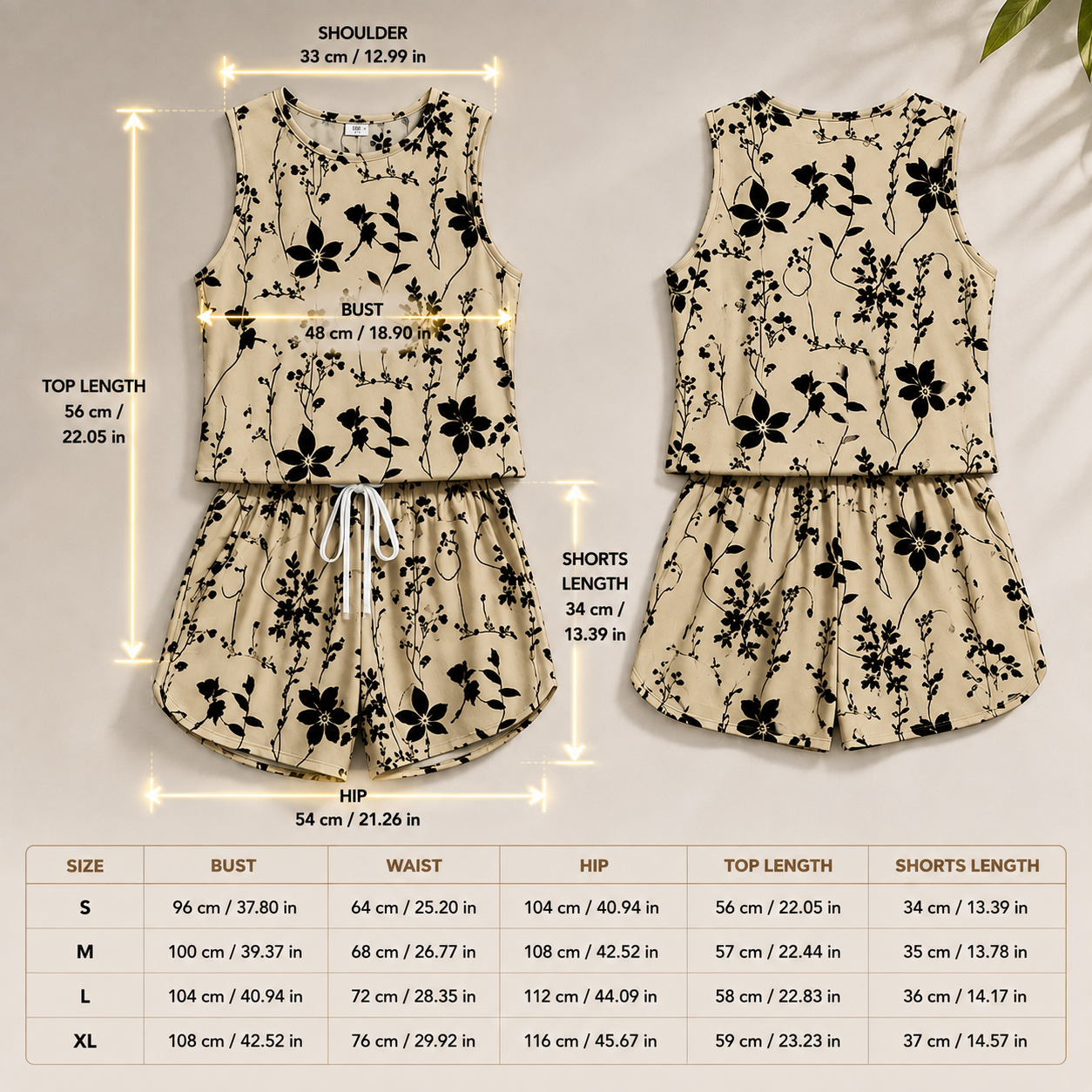 Floral Print Romper Summer Casual Sleeveless Drawstring Shorts Outfit Lightweight Comfortable Everyday Wear