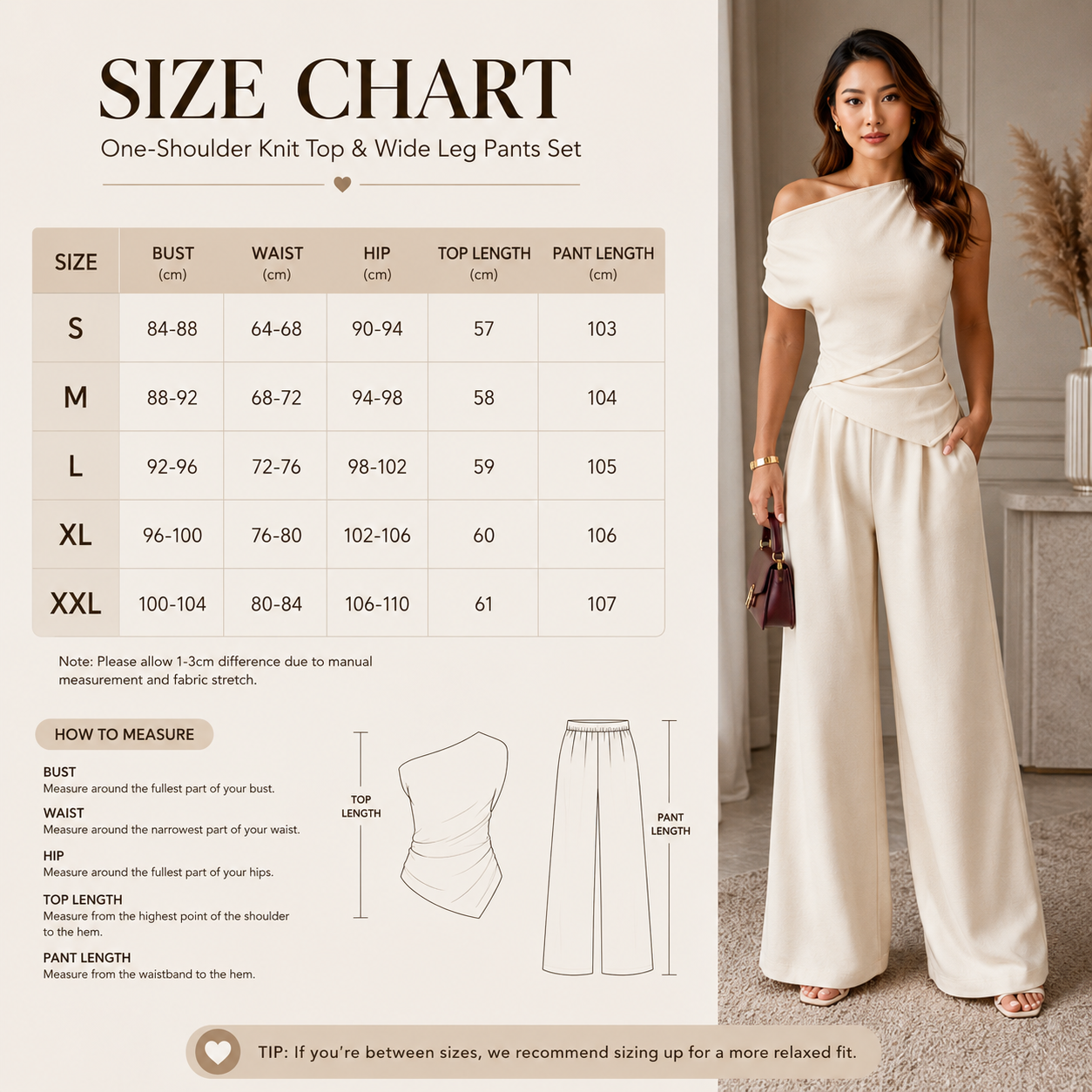Elegant 2 Piece Set Women Off Shoulder Top & Wide Leg Pants Outfit Chic Lounge Set Casual Dressy Matching Set