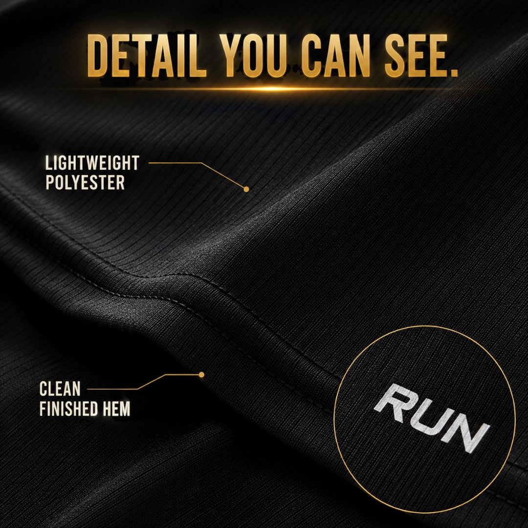 Men's Quick Dry Running Shirt, Lightweight Gym Training Tee, Breathable Short Sleeve Workout Top, Athletic Performance Fitness Shirt for Men