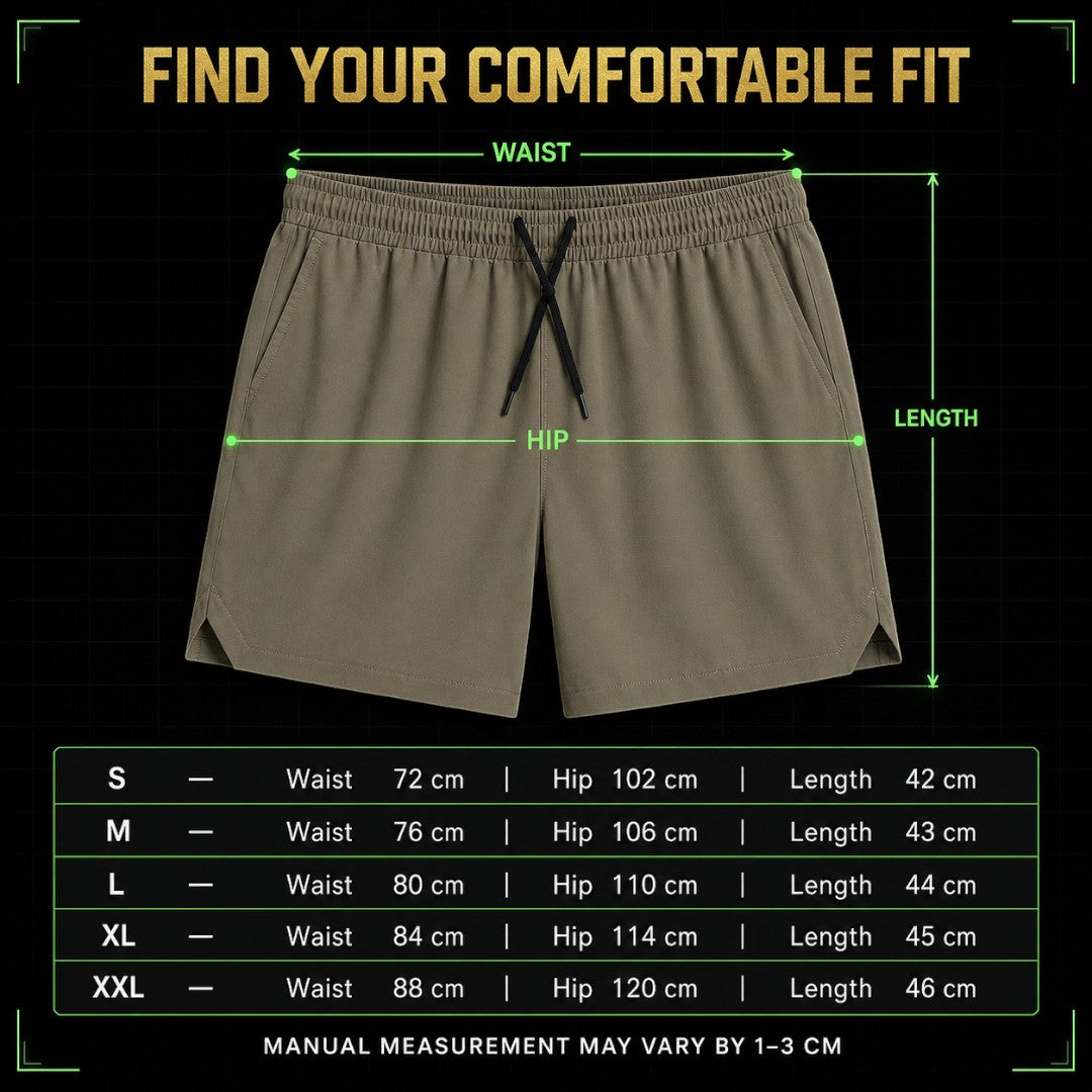 Men’s Quick Dry Running Shorts | Lightweight Gym Training Bottoms | Multi Pocket Workout Wear | Drawstring Casual Fitness Apparel