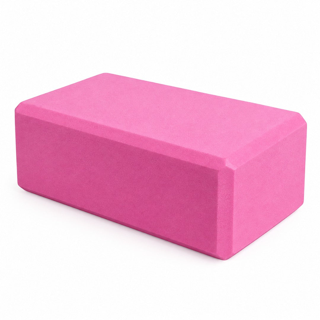High Density EVA Yoga Foam Blocks | Nonslip Support Bricks for Stretching, Balance, Pilates, Dance, Flexibility and Daily Home Practice