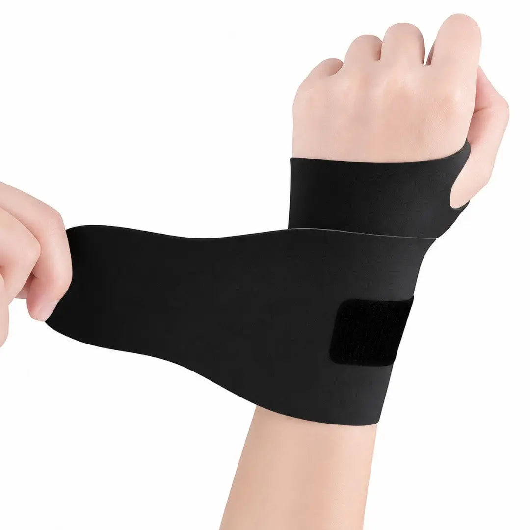 Fitness Wrist Support | Elastic Compression Wrap | Breathable Nylon Brace | Secure Thumb Loop | Gym Training Support | Workout Grip Comfort Jumartins