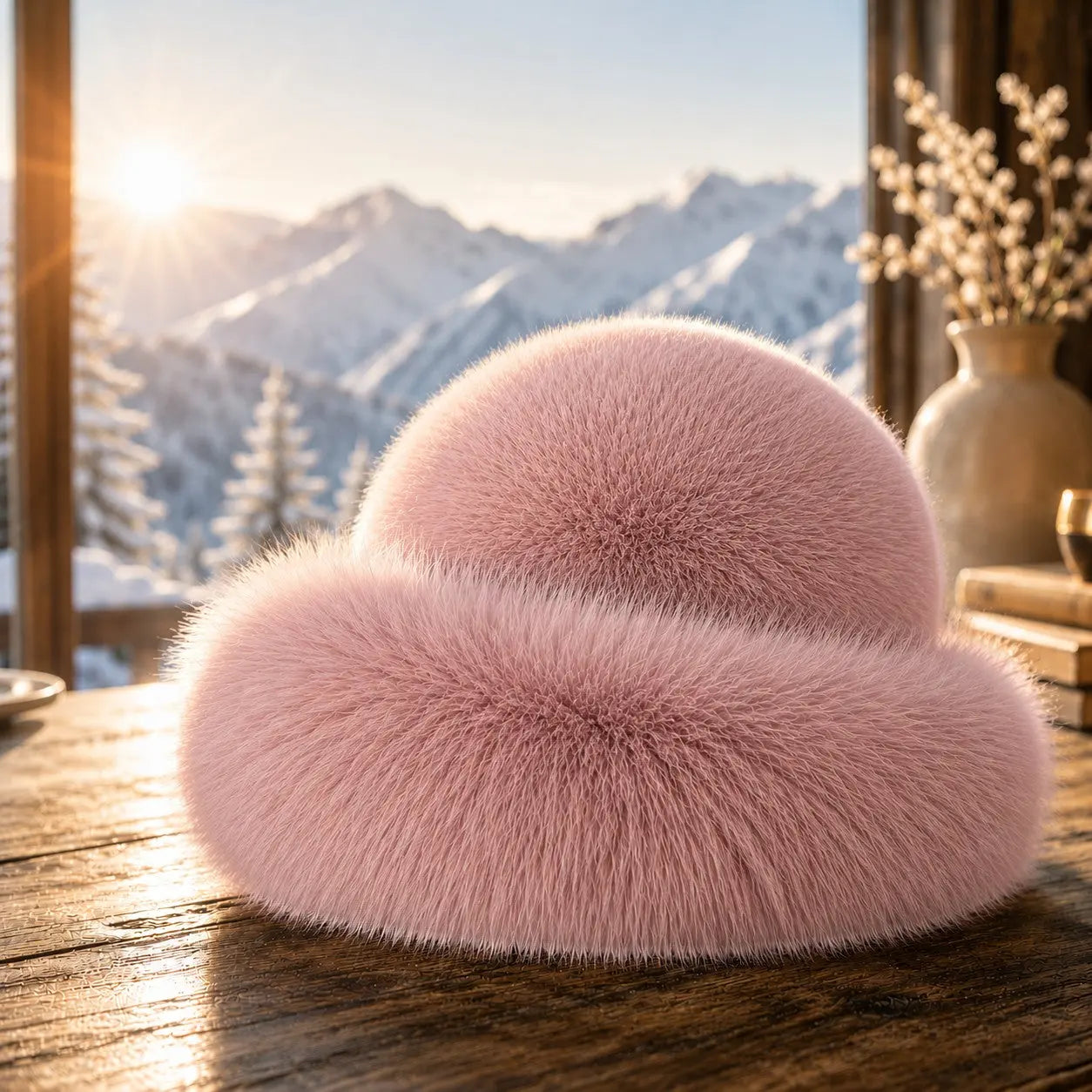 Luxury Faux Fur Russian Winter Hat for Women | Old Money Style Plush Warm Elegant Winter Fashion Cap Jumartins