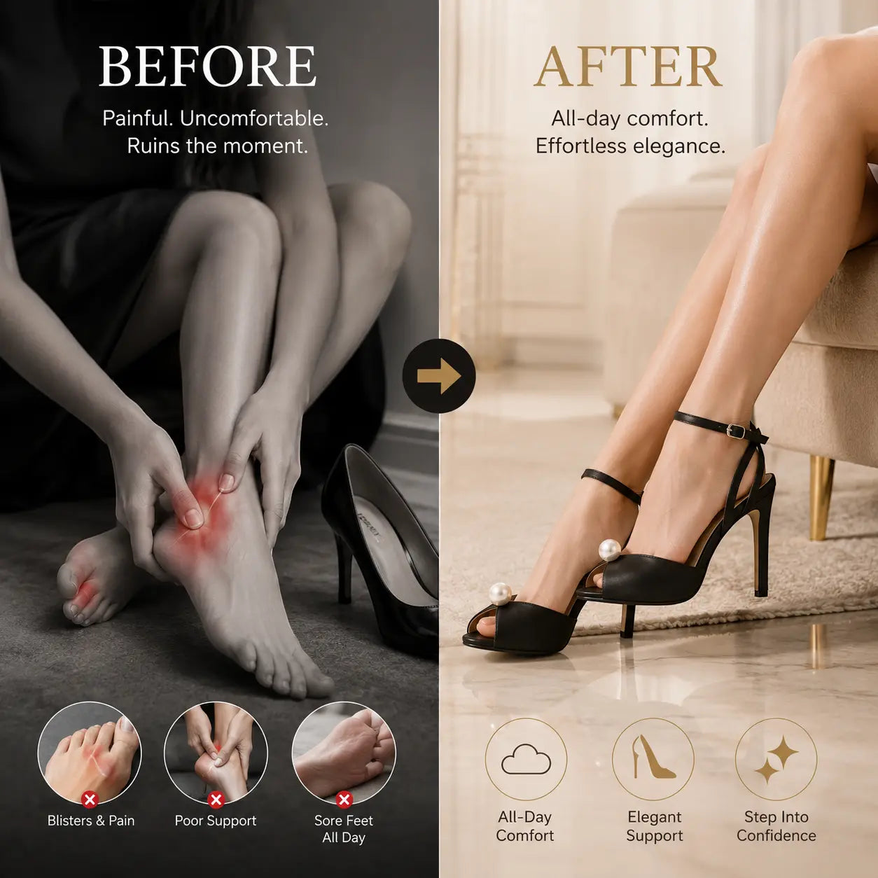 Pearl High Heel Sandals, Elegant Open Toe Stiletto Heels, Ankle Strap Dress Shoes for Wedding Party Evening Pumps Jumartins