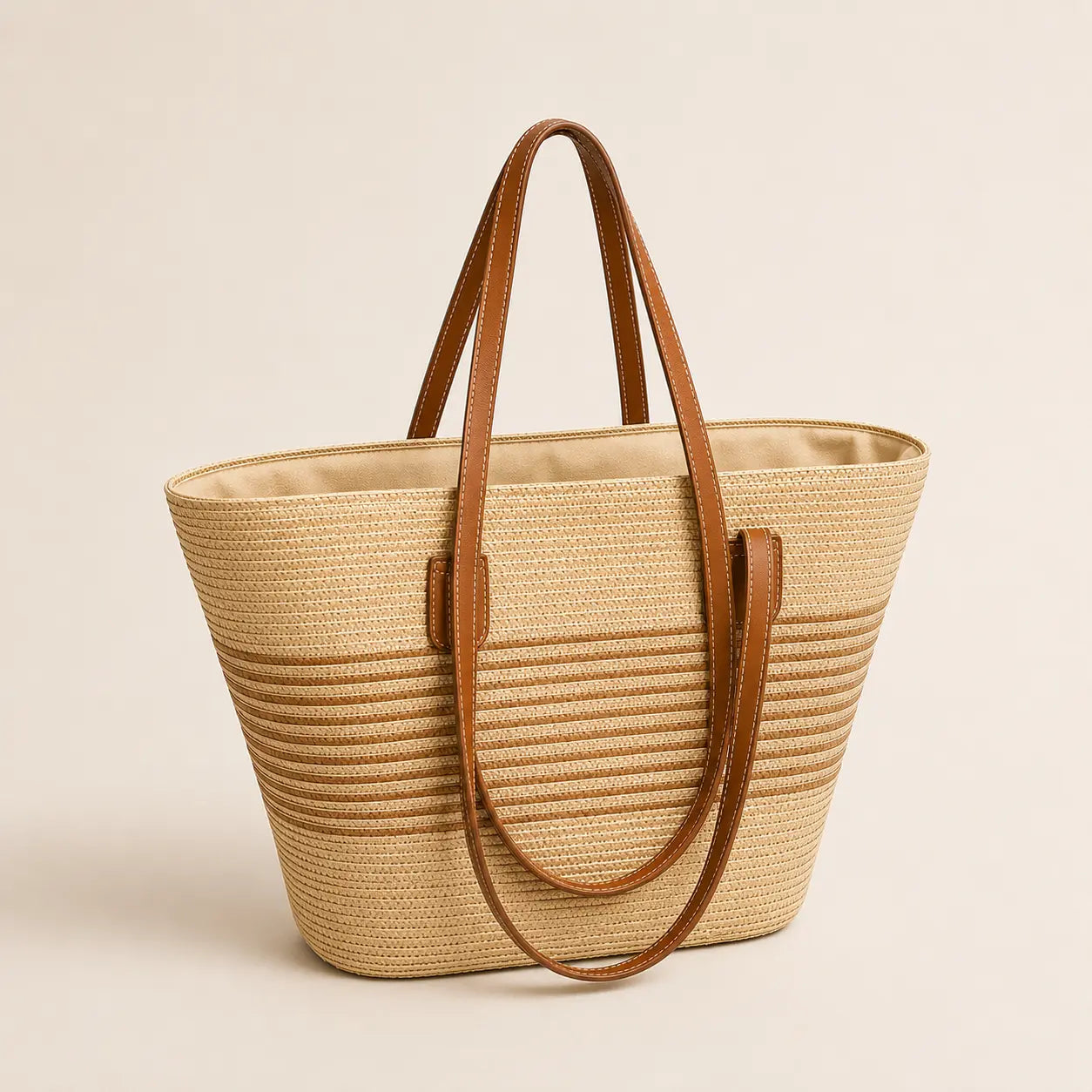 Woven Straw Tote Bag | Large Shoulder Handbag | Beach Carryall Purse | Vacation Travel Shopper | Casual Summer Tote Jumartins