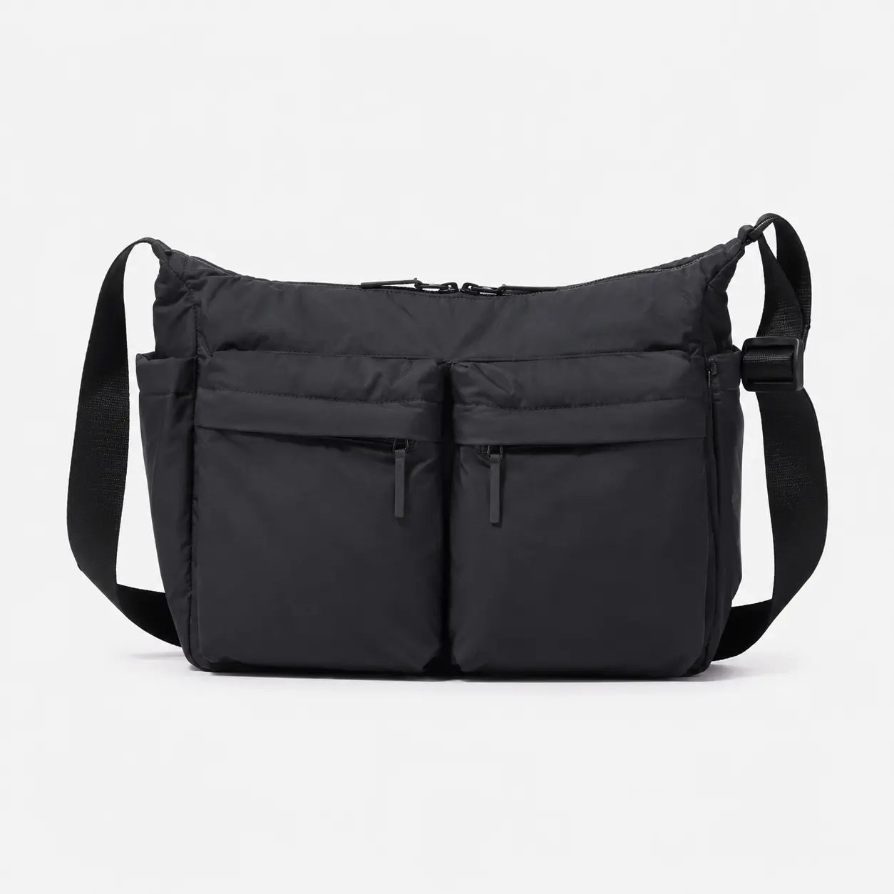Casual Multi Pocket Messenger Bag for Women Large Nylon Shoulder Bag Lightweight Travel Purse Everyday Crossbody Tote Handbag Jumartins