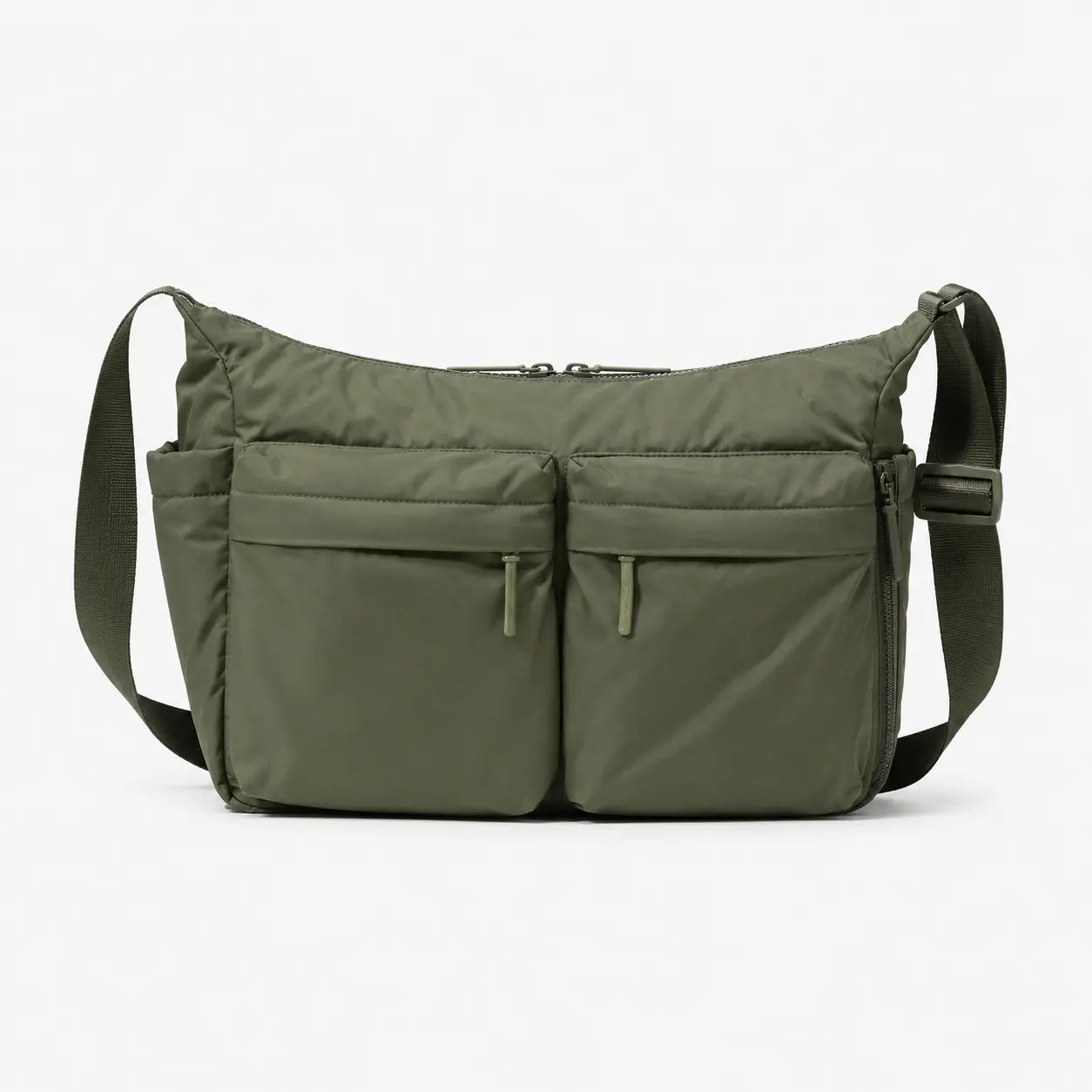 Casual Multi Pocket Messenger Bag for Women Large Nylon Shoulder Bag Lightweight Travel Purse Everyday Crossbody Tote Handbag Jumartins