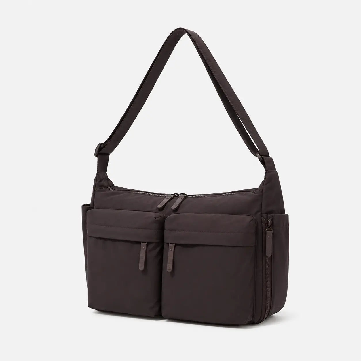 Casual Multi Pocket Messenger Bag for Women Large Nylon Shoulder Bag Lightweight Travel Purse Everyday Crossbody Tote Handbag Jumartins