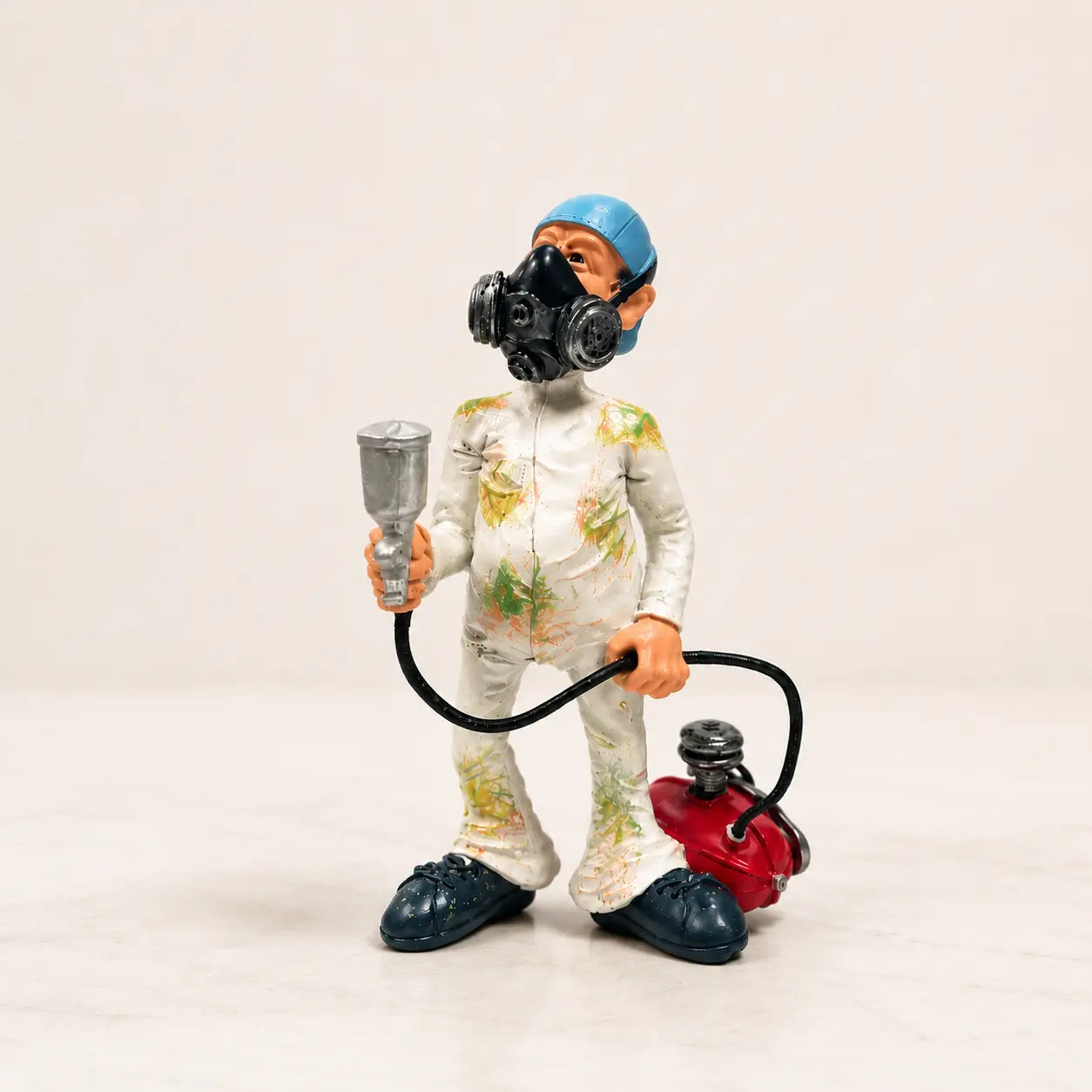 Spray Painter Resin Figurine Creative Worker Statue Desk Shelf Decor Home Office Ornament Jumartins