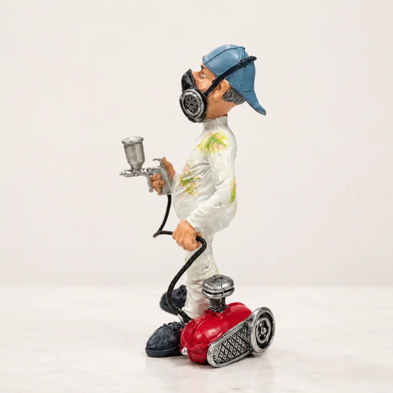 Spray Painter Resin Figurine Creative Worker Statue Desk Shelf Decor Home Office Ornament Jumartins
