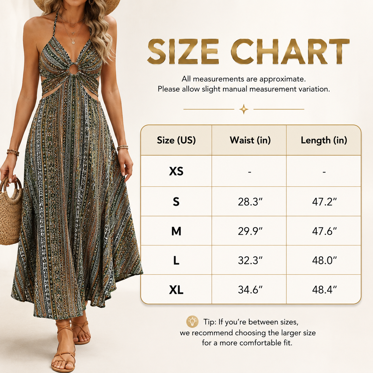 Boho Halter Maxi Dress | Printed Backless Sundress | Flowy Resort Dress | Beach Vacation Outfit For Women
