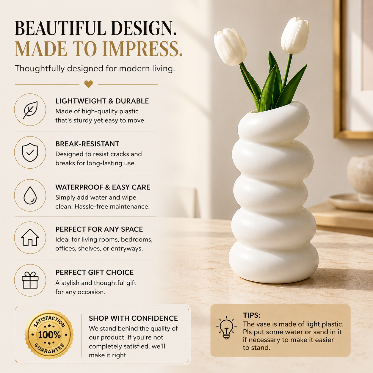 Modern Spiral Vase Nordic Minimalist Decorative Bud Vase Elegant Home Table Decor