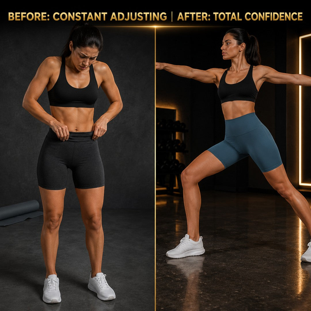 Yoga Shorts For Women | High Waist Stretch Biker Shorts | Smooth Workout Shorts | Pilates Gym Lounge Athleisure Activewear
