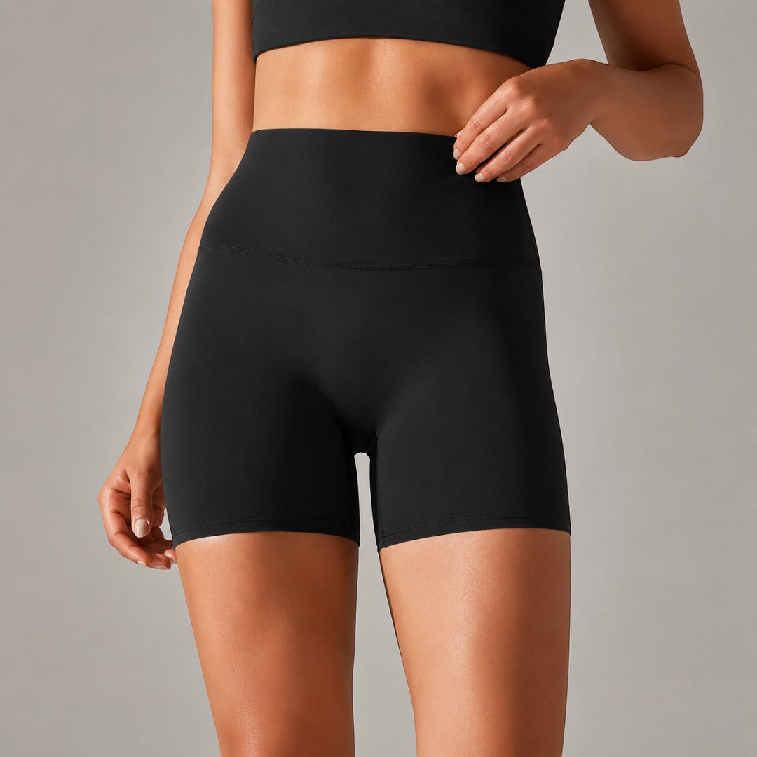 Yoga Shorts For Women | High Waist Stretch Biker Shorts | Smooth Workout Shorts | Pilates Gym Lounge Athleisure Activewear