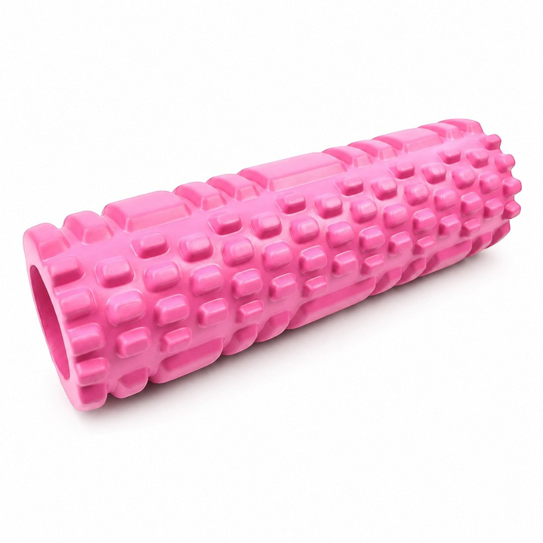 Textured EVA Foam Roller | Muscle Recovery Massage Roller | Yoga Stretch Support Tool | Back Leg Relief Roller | Home Gym Mobility Support