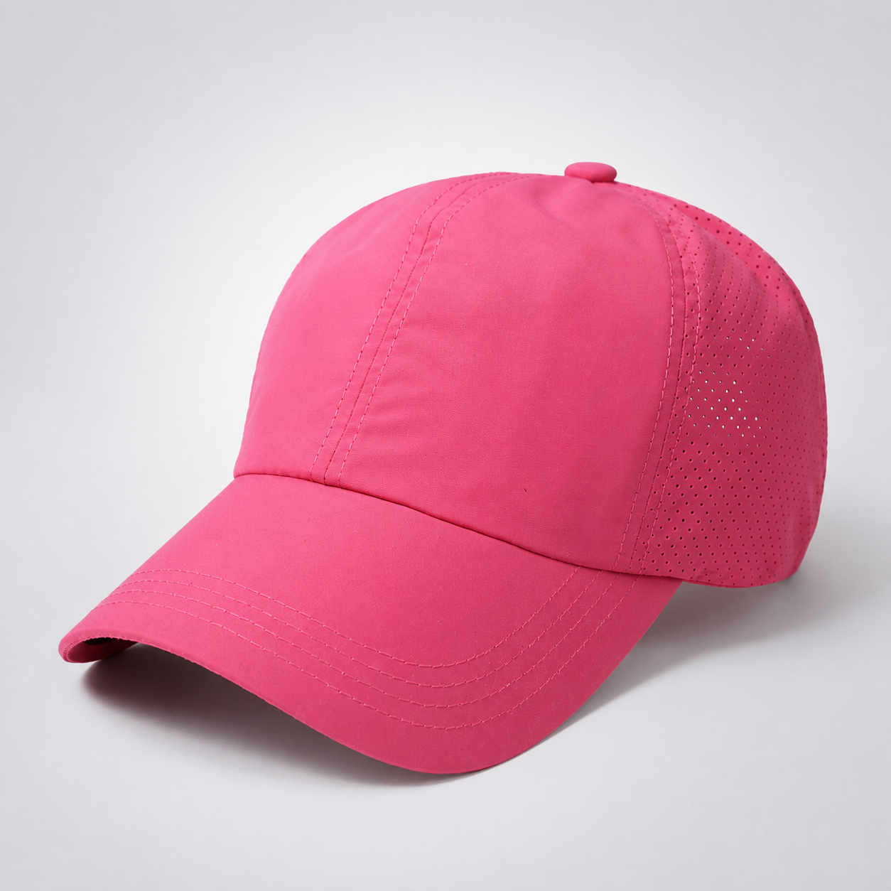 Ponytail Baseball Cap | Messy Bun Hat | Breathable Mesh Cap | Casual Sport Hat | Lightweight Hair Friendly Cap