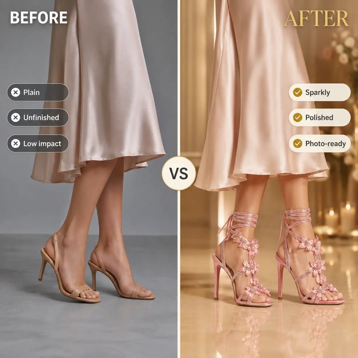 Pink Rhinestone Flower Stiletto Sandals | Wrap Strap Heels | Open Toe Party Shoes | Floral Dress Sandals | Sparkle Event Heels Jumartins