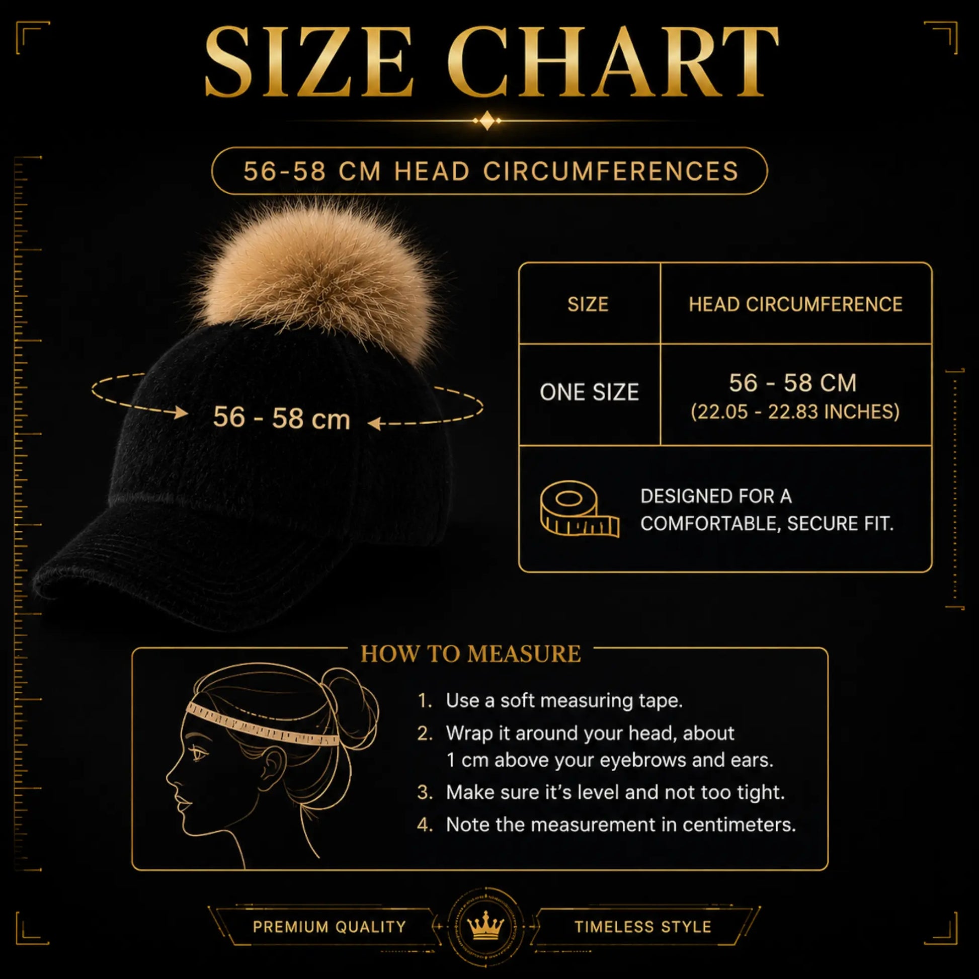 Luxury Faux Fur Pom Pom Baseball Cap for Women | Elegant Winter Fashion Hat | Warm Designer Style Winter Accessory Jumartins
