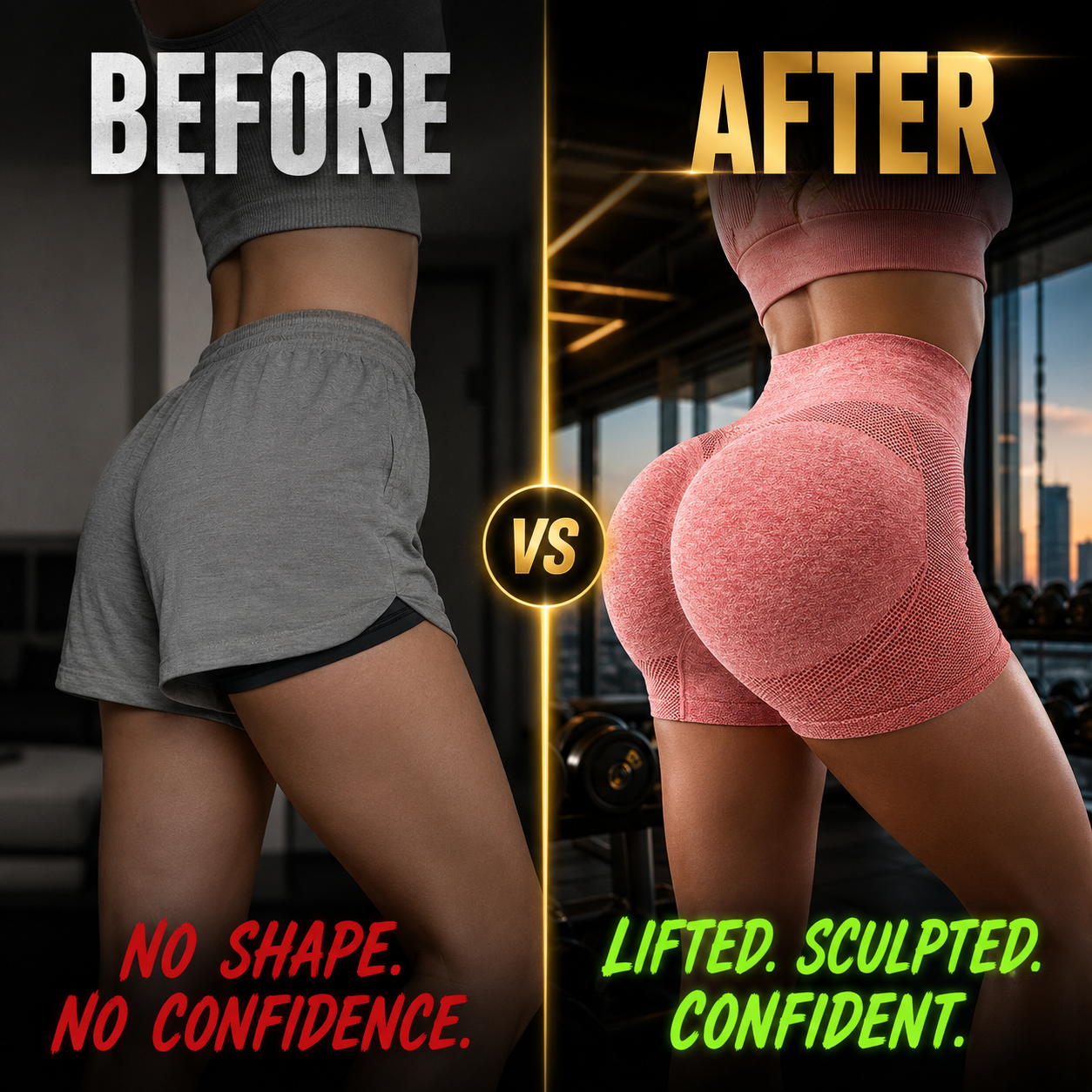 Scrunch Butt Workout Shorts for Women High Waisted Seamless Gym Shorts Tummy Control Booty Lifting Activewear