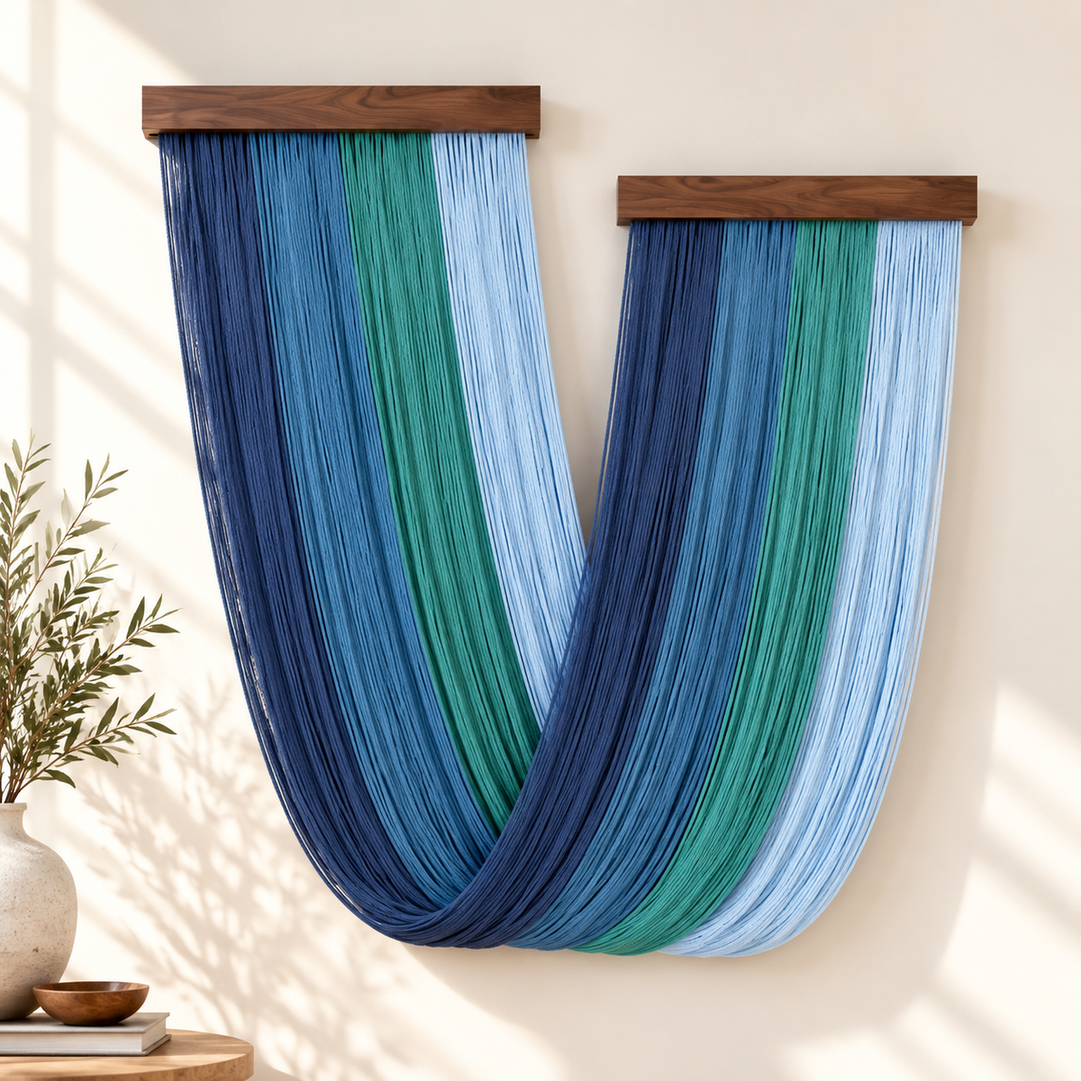 Oversized Boho Wall Hanging Tapestry | 200cm Tassel Curtain Decor | Woven Wall Art | Large Bedroom Living Room Home Decoration