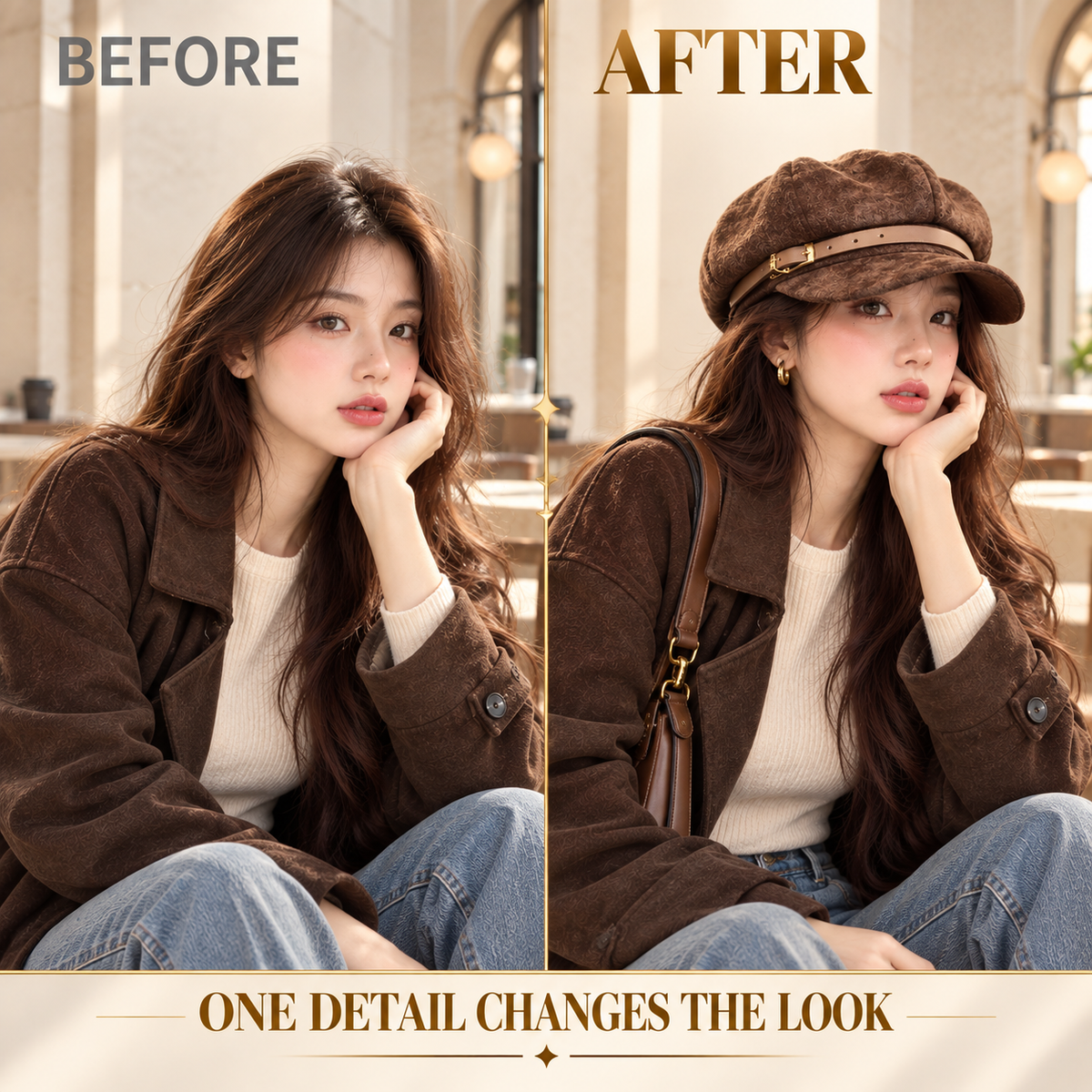 Baker Boy Cap for Women,Vintage Octagonal Beret with Brim, Korean Style Painter Hat
