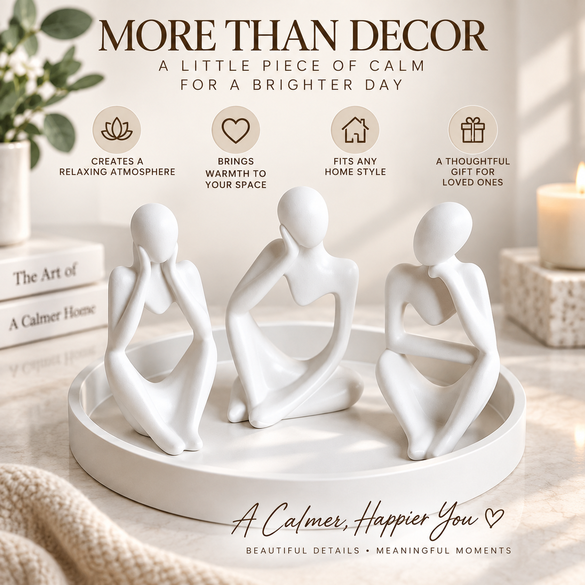 Modern Architectural Silicone Resin Mold Set Abstract Figurine Casting Craft DIY Home Decor Shapes